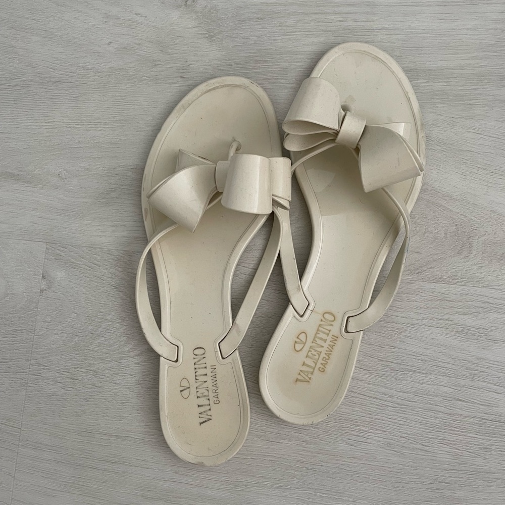 Valentino Bow Jelly Sandals